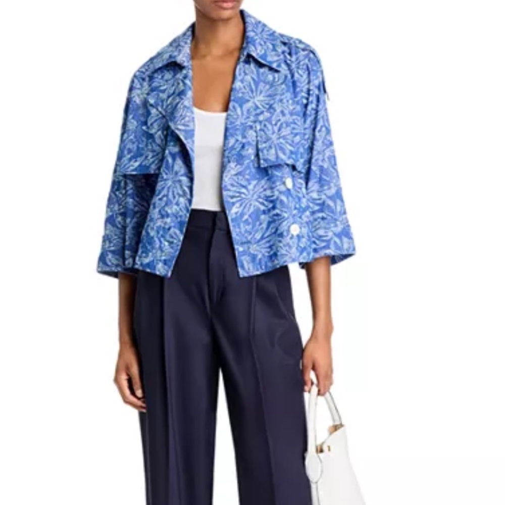Derek Lam
Women’s Elijah Cropped Trench Jacket
- Indigo Size XS S M L